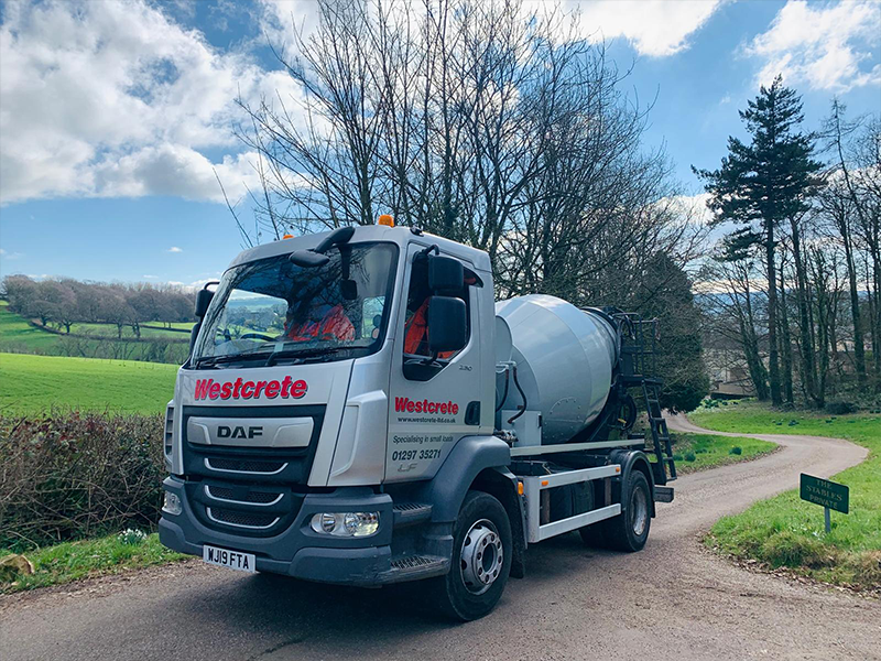 Mixer on site