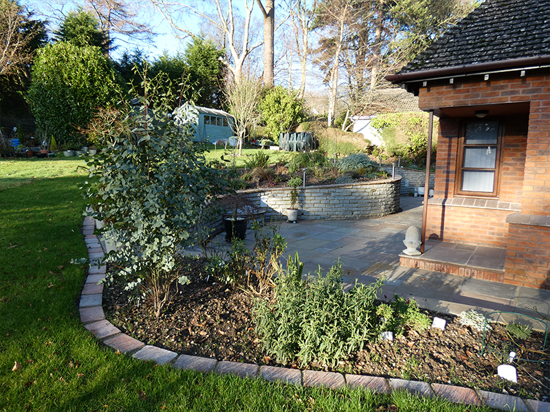 Patio and Walling